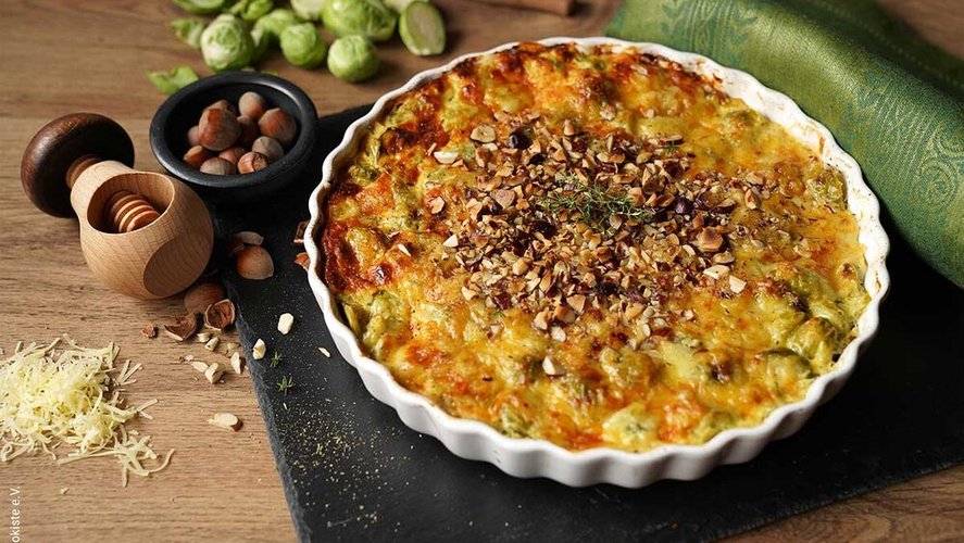 Rezeptbild für 195. Rosenkohlgratin