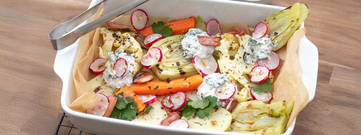 Ökokistenrezept des Monats - Saisonales Gemüse neu gegrillt