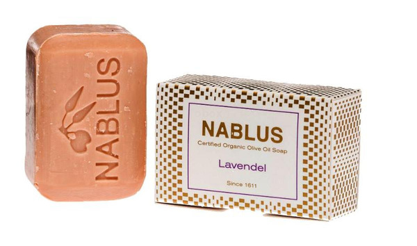 Produktfoto zu Nablus Olivenseife Lavendel - 100g