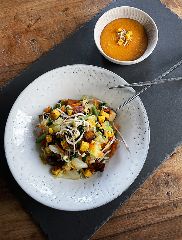 Indonesischer Gado Gado Salat