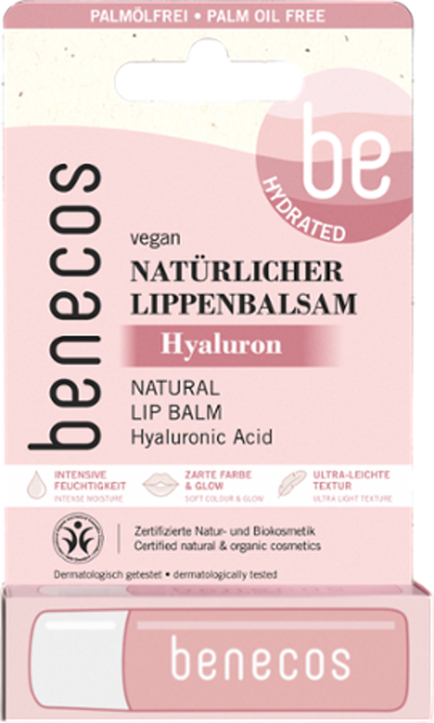 Produktfoto zu Benecos - Hyaluron Lip Balm Blister - 10g