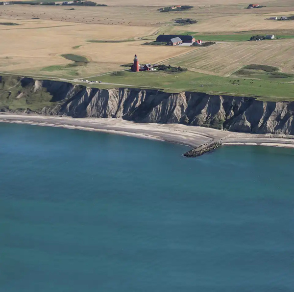 Luftphoto Leuchturm Thise