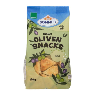 Produktfoto zu Sommer - Dinkel Oliven Snacks - 150g