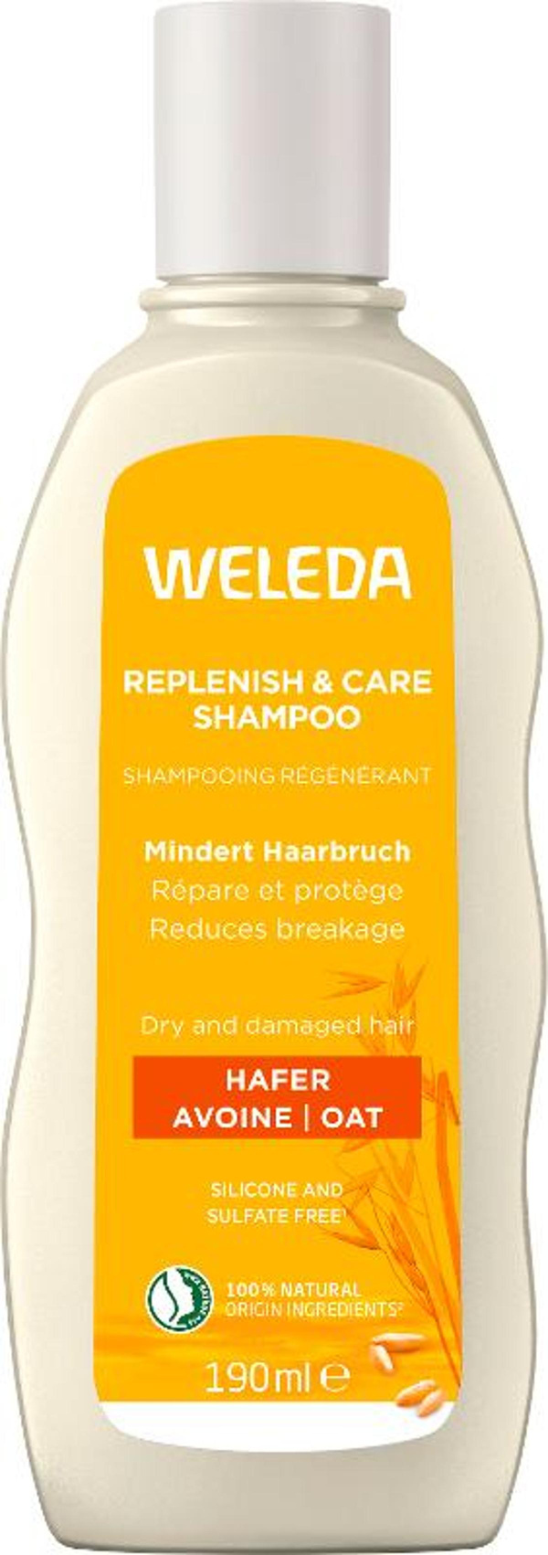 Produktfoto zu Weleda - Hafer Aufbau Shampoo - 190ml