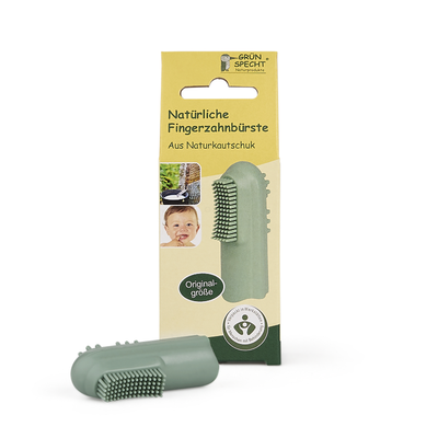 Produktfoto zu Grünspecht Fingerzahnbürste - 1 Stück