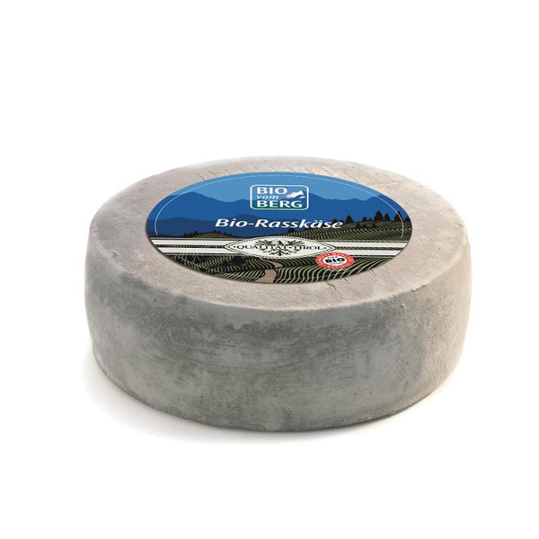 Produktfoto zu Bio vom Berg - Rässkäse mit Steinsalzkruste - 45 % Fett i. Tr.
