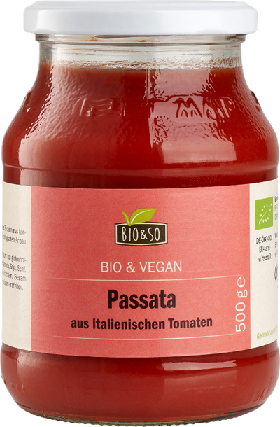 Produktfoto zu Bio&So - TomatenPassata (im Pfandglas) - 500g