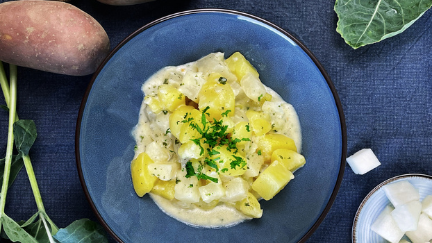 Rezeptbild für 44. Kartoffel-Kohlrabi-One-Pot