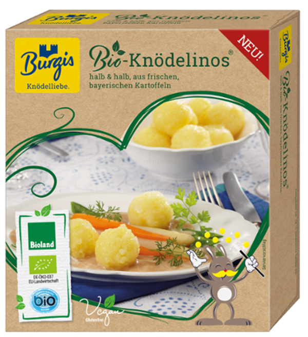 Produktfoto zu Burgis - Mini Kartoffelknödel, tiefgekühlt - 400 g