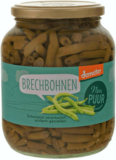 Produktfoto zu Nur Puur - Brechbohnen - 680g