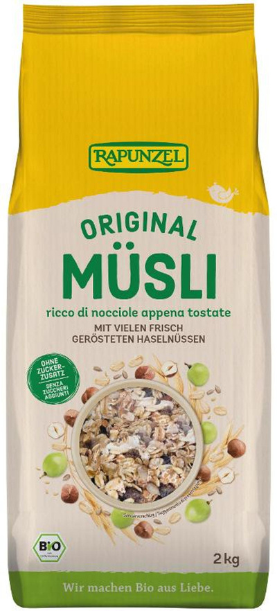 Produktfoto zu Rapunzel - Original Müsli - 2kg