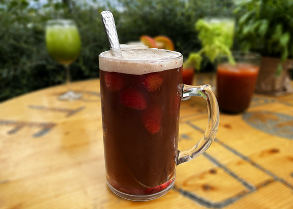 Altbier- bzw. Dunkelbierbowle