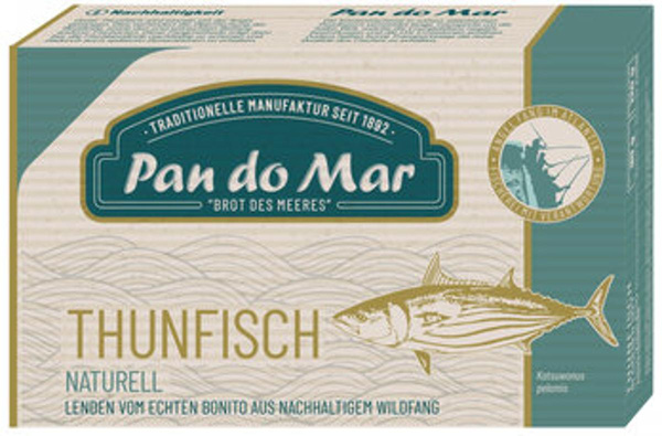 Produktfoto zu Pan do Mar - Thunfisch naturell - 120g