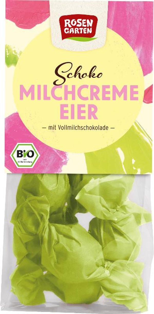 Produktfoto zu Rosengarten Milchcreme Eier - 85g
