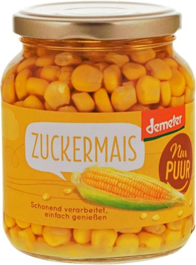 Produktfoto zu Nur Puur - Zuckermais - 350g