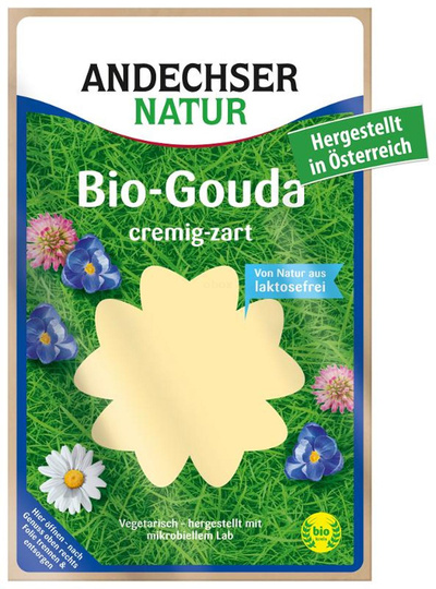 Produktfoto zu Andechser - Gouda Scheiben - 150 g
