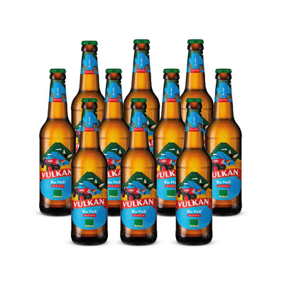 Produktfoto zu Vulkan - Hell, alkoholfrei - 10 x 0,33l