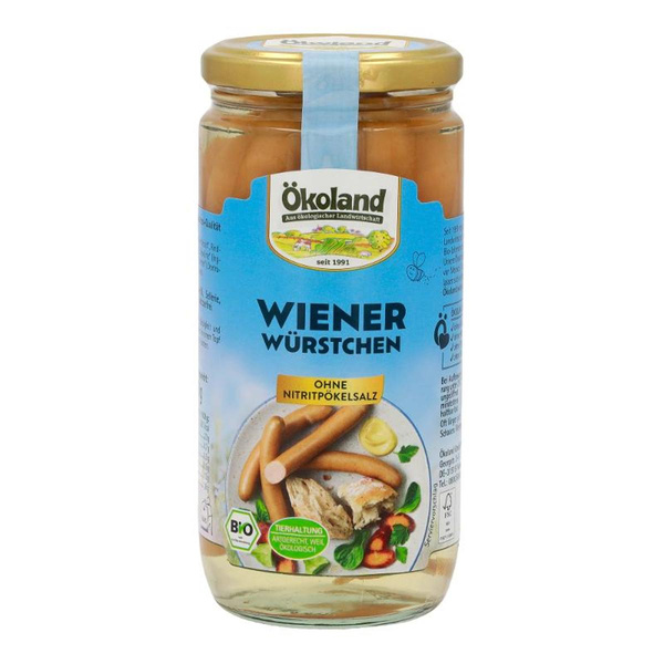Produktfoto zu Ökoland - Wiener Würstchen - 180g