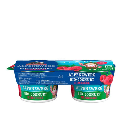 Produktfoto zu Berchtesgadener Land - Alpenzwerg Himbeere_Vanille - 2 x 100g
