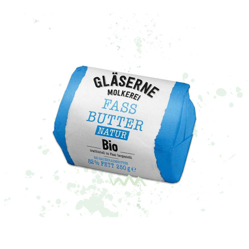 Fassbutter Sauerrahm Gläserne Molkerei 