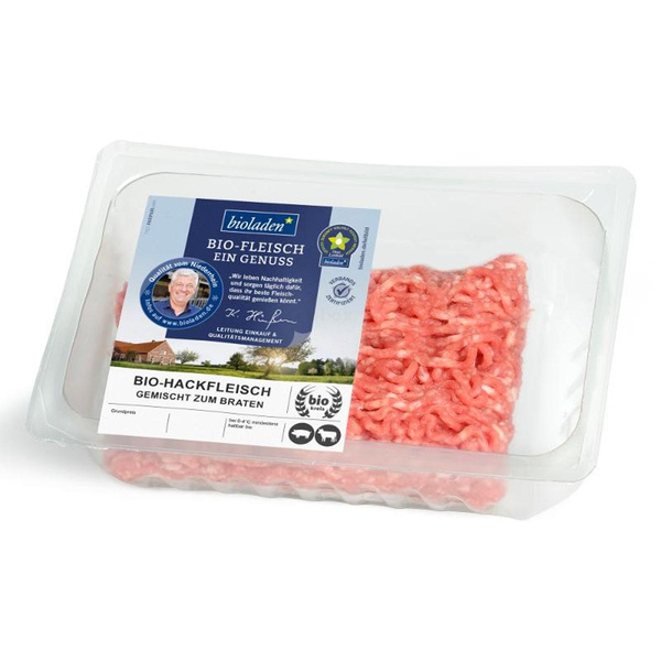 Produktfoto zu bioladen - Hackfleisch, gemischt - ca. 380g