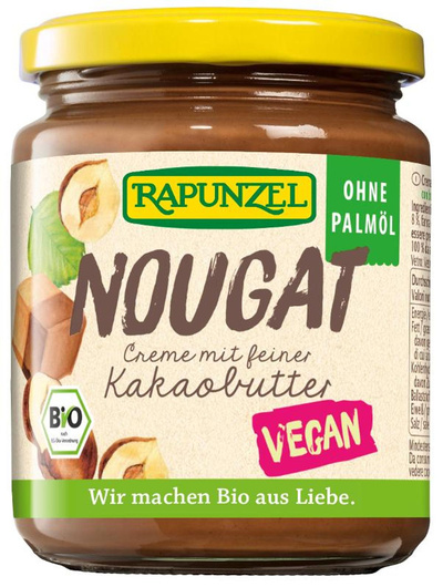 Produktfoto zu Rapunzel Nougat-Creme mit Kakaobutter - 250g