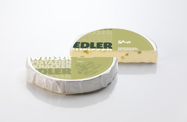 Produktfoto zu Edler Weisser Brie Pistazien-Knacker