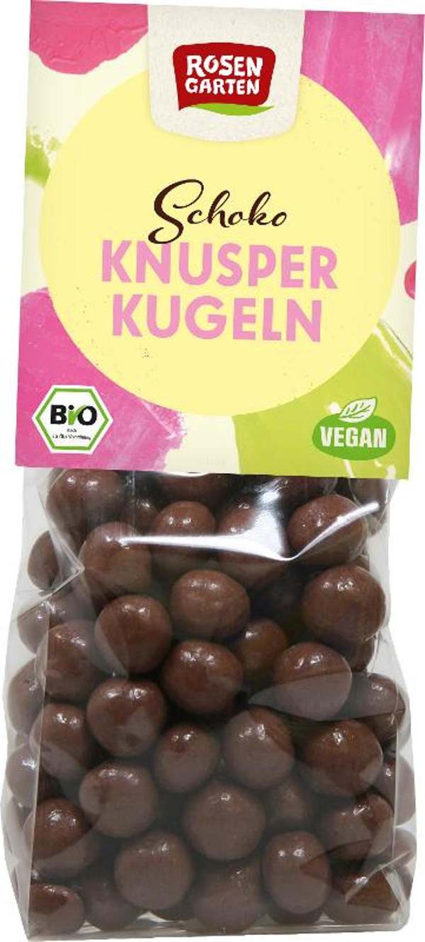 Produktfoto zu Rosengarten - Schoko Knusperkugeln - 80g