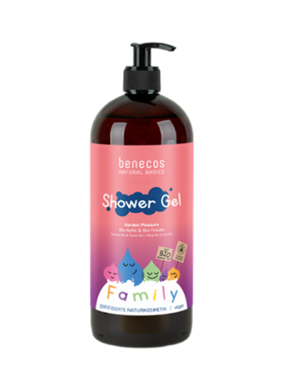 Produktfoto zu Benecos - Duschgel FAMILY Garden Pleasure Apple Grape - 950 ml