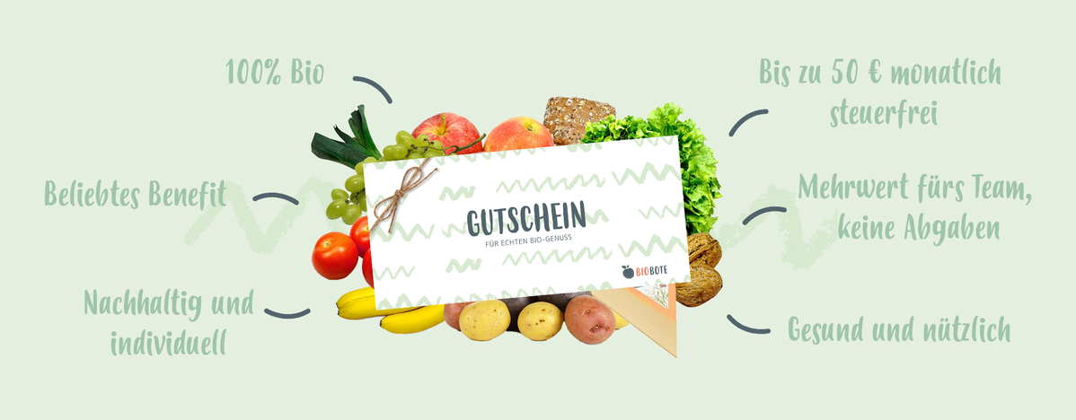 Bio-Gutschein für Mitarbeiter – gesunde Ernährung und steuerfrei