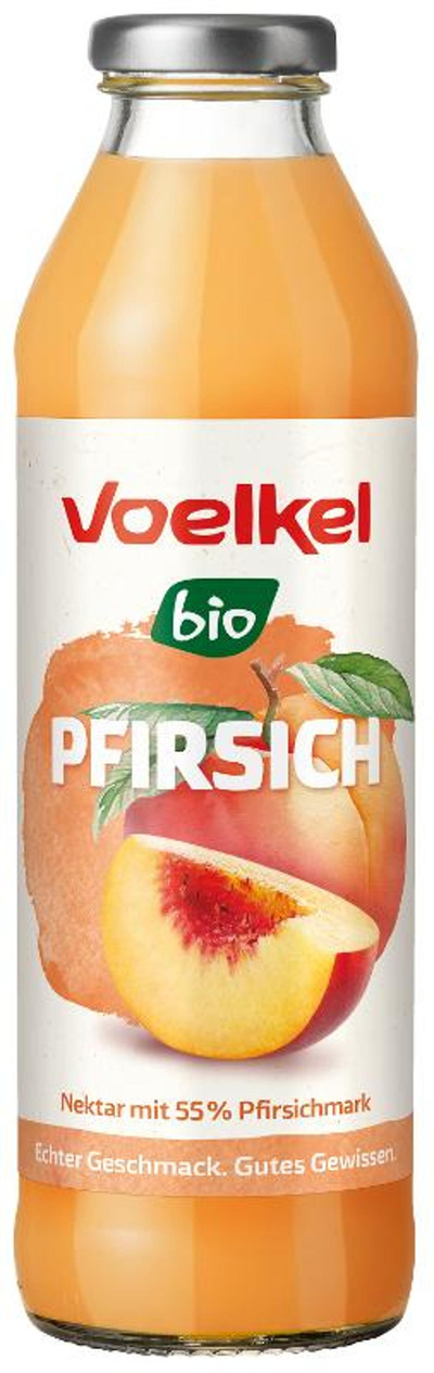 Produktfoto zu Voelkel - Pfirsich Nektar - 0,5l