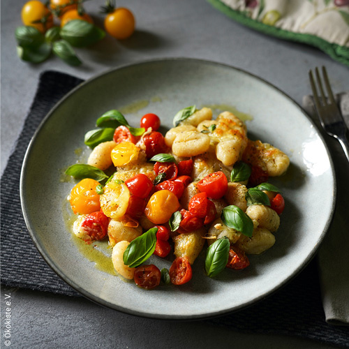 Gnocchi Caprese