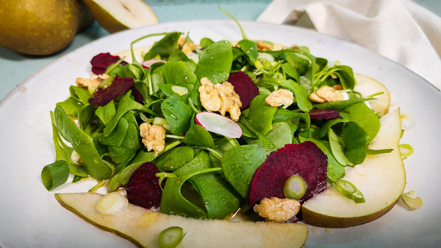 Rezeptbild für 297. Wilder Wintersalat mit Postelein