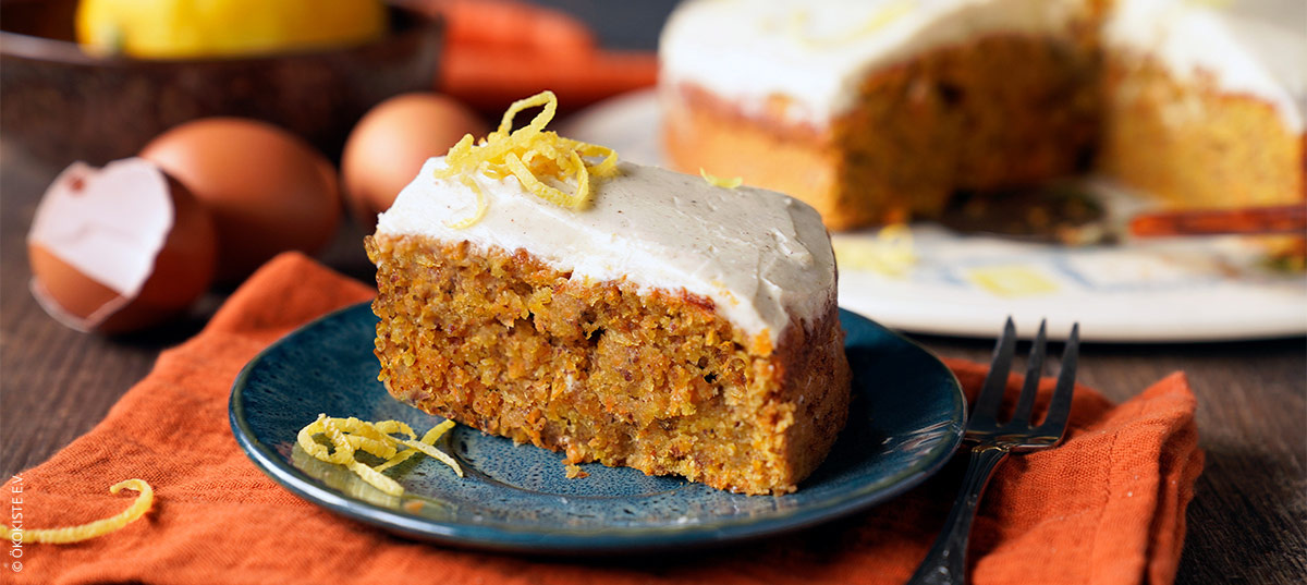 Ökokistenrezept des Monats - Möhrenkuchen