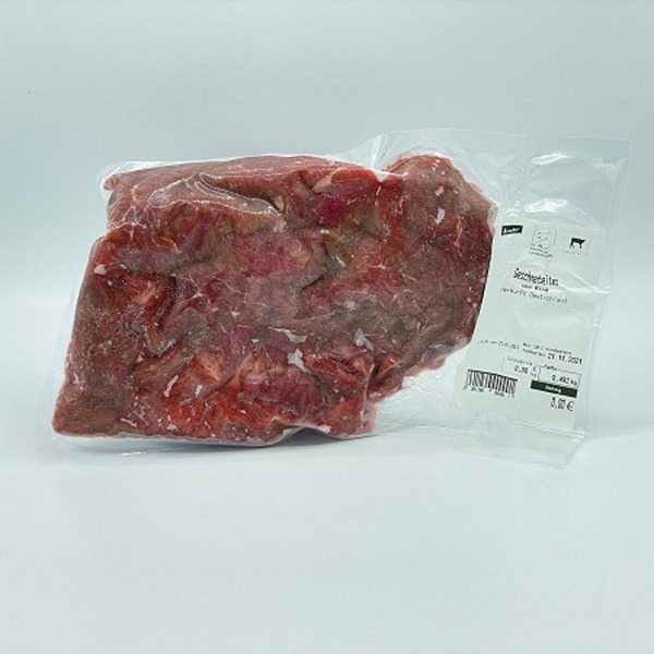 Produktfoto zu Johannshof - Angus Geschnetzeltes, tiefgekühlt - ca. 500g