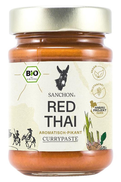 Produktfoto zu Sanchon - Currypaste Red Thai - 190g
