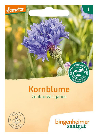 Produktfoto zu Bingenheimer Saatgut - Kornblume blau