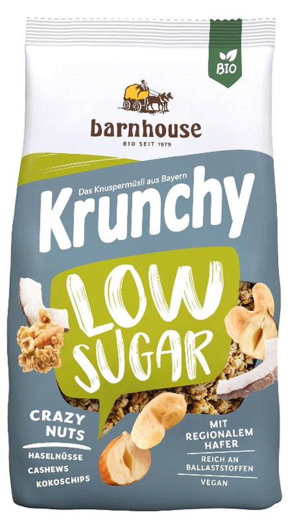 Produktfoto zu Barnhouse - Krunchy Low Sugar Crazy Nuts - 375g