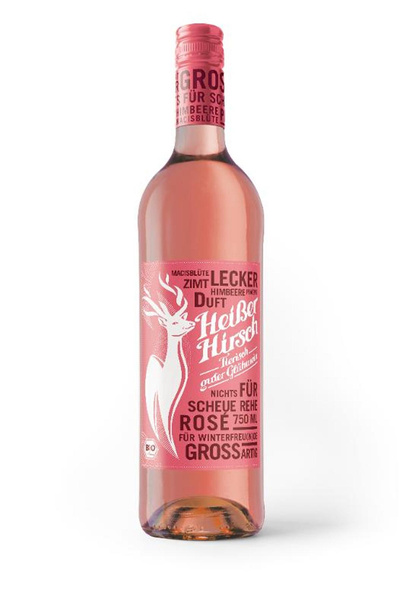 Produktfoto zu Heißer Hirsch Rosé - 6x 0,75l