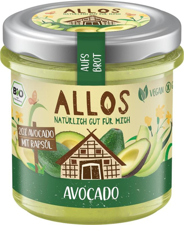 Produktfoto zu Allos - Aufs Brot Avocado - 140g
