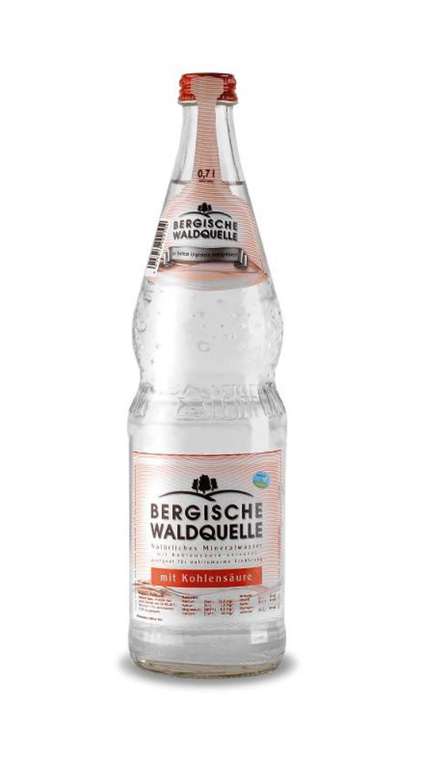 Produktfoto zu Bergische Waldquelle - Prickelnd- 12 x 0,7l