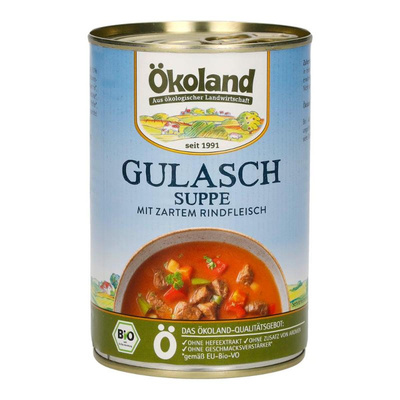Produktfoto zu Ökoland - Gulaschsuppe - 400g