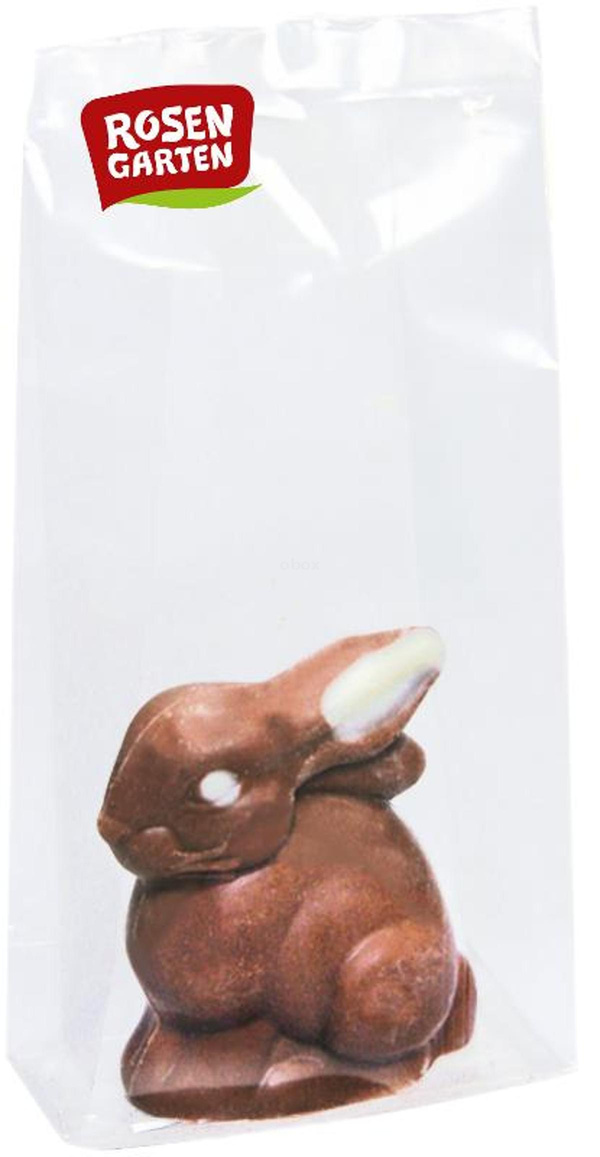 Produktfoto zu Rosengarten - Osterhase, mit Milchcreme gefüllt - 25g
