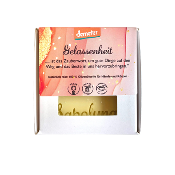 Produktfoto zu Sapoluna - Olivenölseife Gelassenheit - 70g