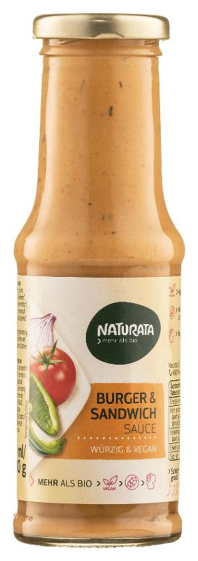 Produktfoto zu Naturata - Burger Sandwich Sauce - 210ml