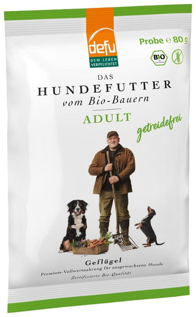 Produktfoto zu defu - Hund Adult getreidefrei, Gratis Probe - 80g