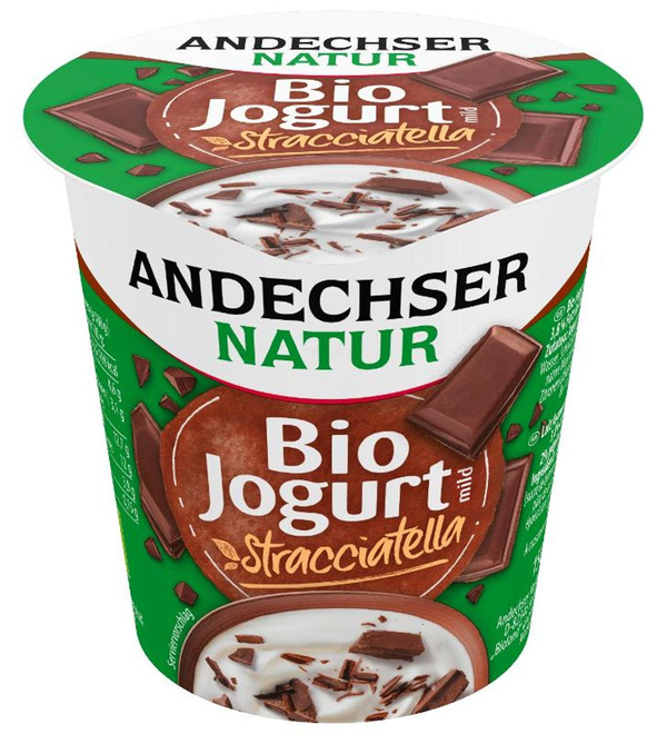 Produktfoto zu Andechser - Joghurt mild Stracciatella, 3,7 - 150g