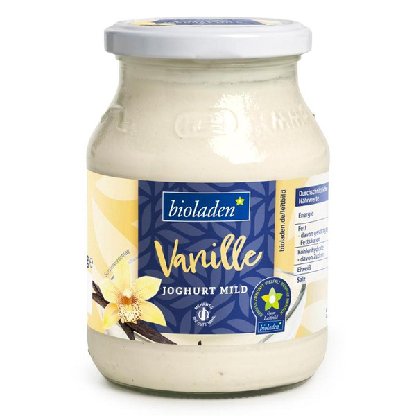 Produktfoto zu bioladen - Joghurt Vanille, 3,8% - 500g
