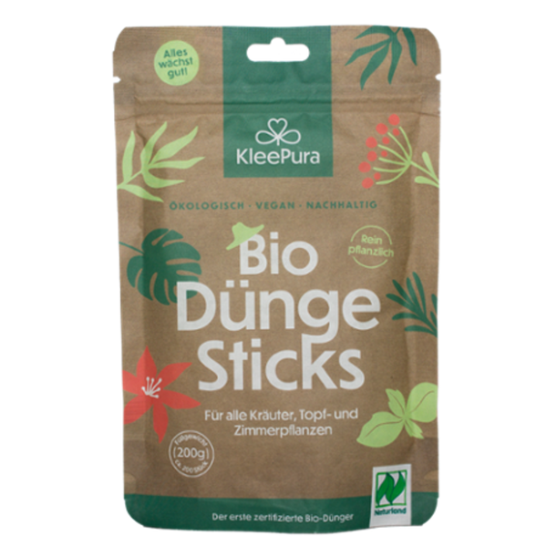 Produktfoto zu KleePura - Bio-Düngesticks vegan - 200g