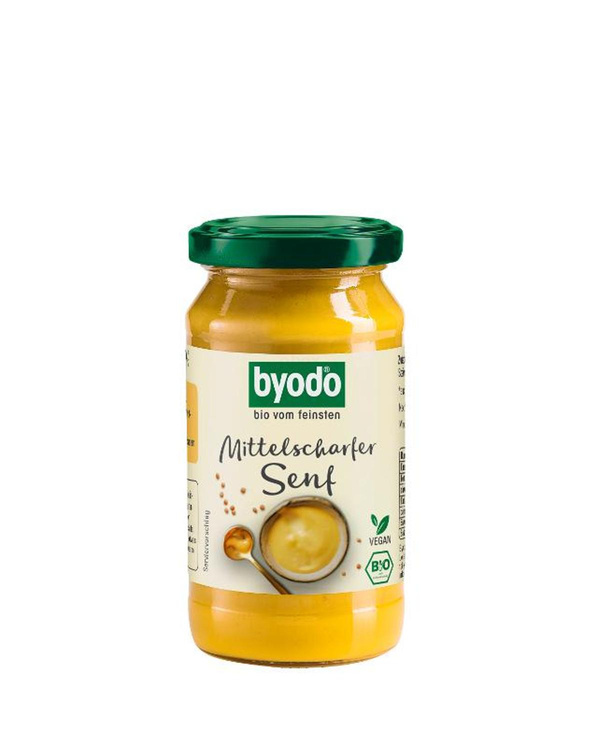 Produktfoto zu Byodo - Mittelscharfer Senf - 200ml